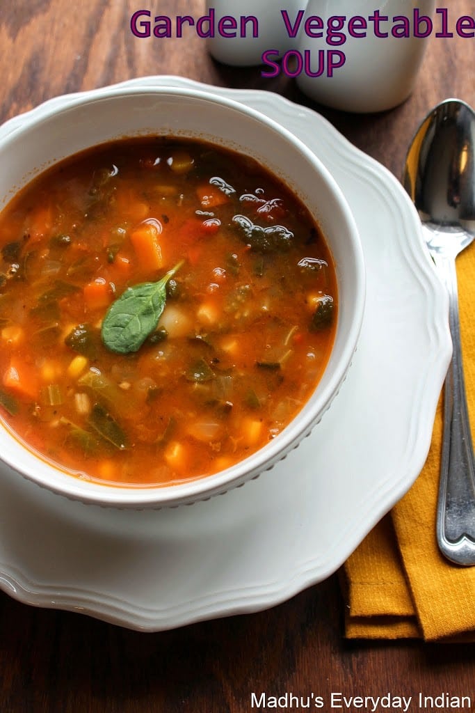 Easy Homemade Vegetable Soup Vegan Vegetable Soup