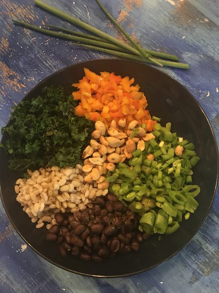 barley, kale and blackbean salad2