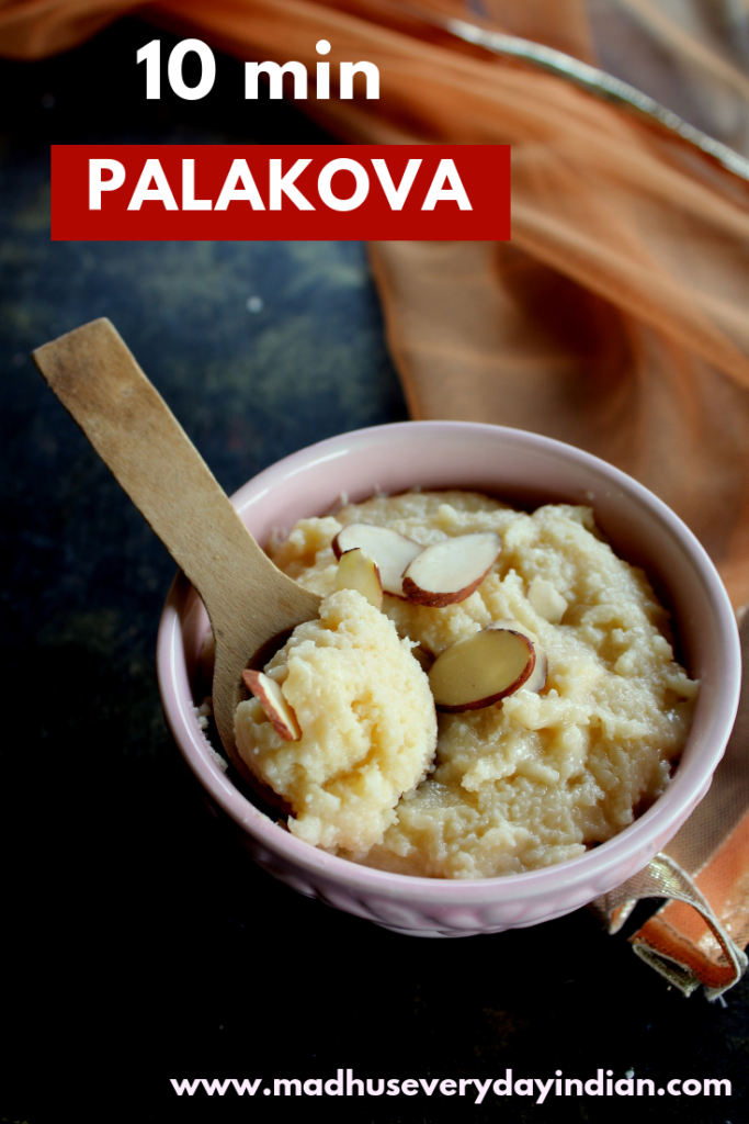 10 min easy palakova recipe, can be done in microwave or stove top. Just two ingredients easy palakova recipe. #palakova #condensedmilk #milkmaid #diwali