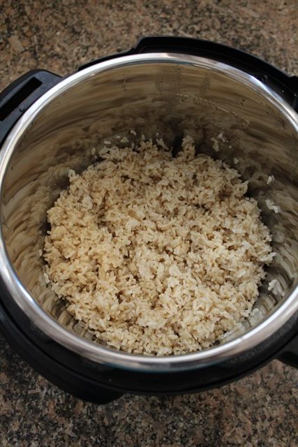 brown rice in a instant pot