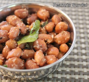 Peanut Sundal/Usili - Madhu's Everyday Indian