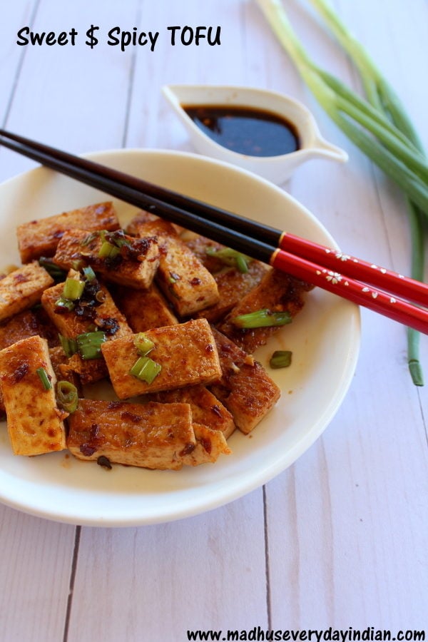 sweet and spicy tofu recipe