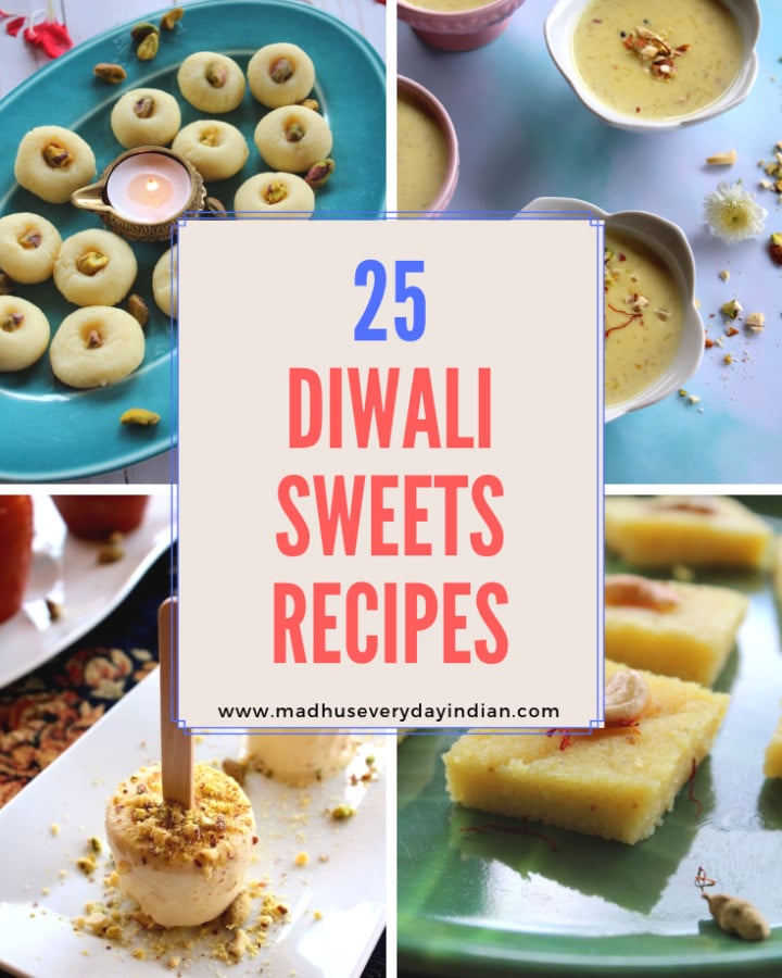 learn how to make traditional and easy diwali sweets with step by step pics. #diwali #sweets #peda #burfi #condensedmilk