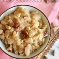 semolina wheat halwa or suji aur aate ka halwa is a indian sweet made with rava and wheat flour. sheera is a easy recipe made for festivals or religious occasions. #halwa #sheera #madhuseverydayindian #indiansweets
