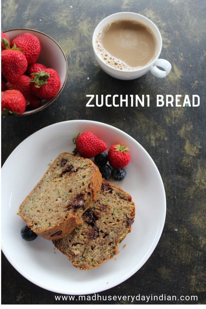 zuccini bread with chocolate chips