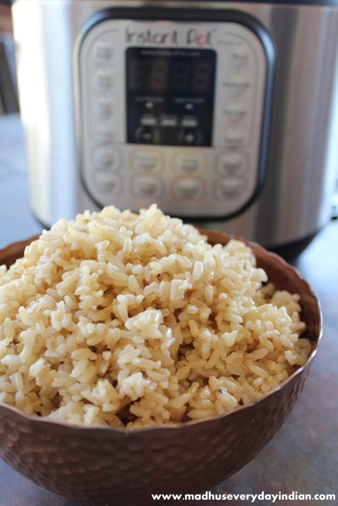 brown rice instant pot