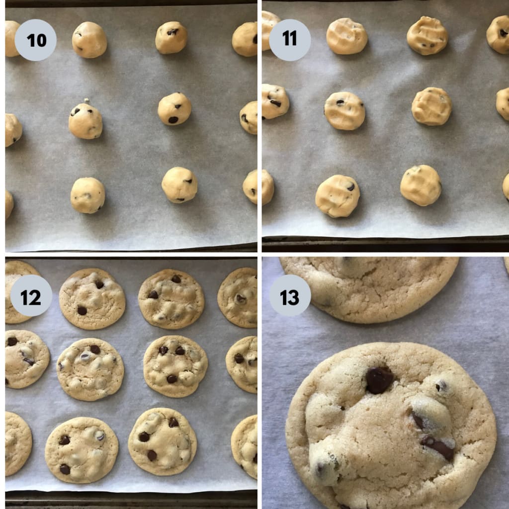 baking the cookies
