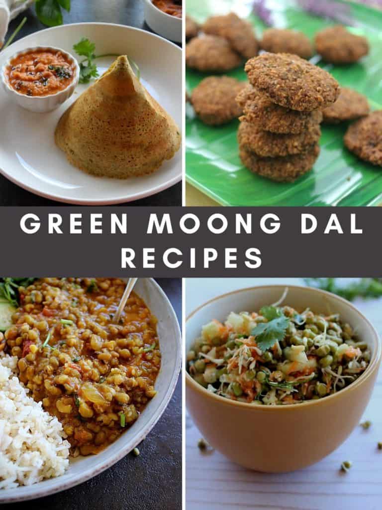 collection of green moong dal recipes