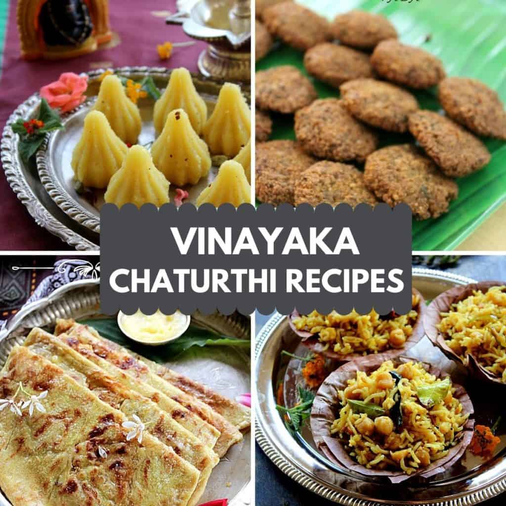 collage of vinayaka chavithi recipes