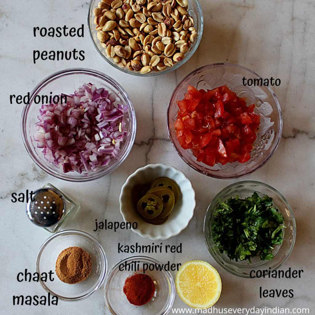 pic of the peanut salad ingredients