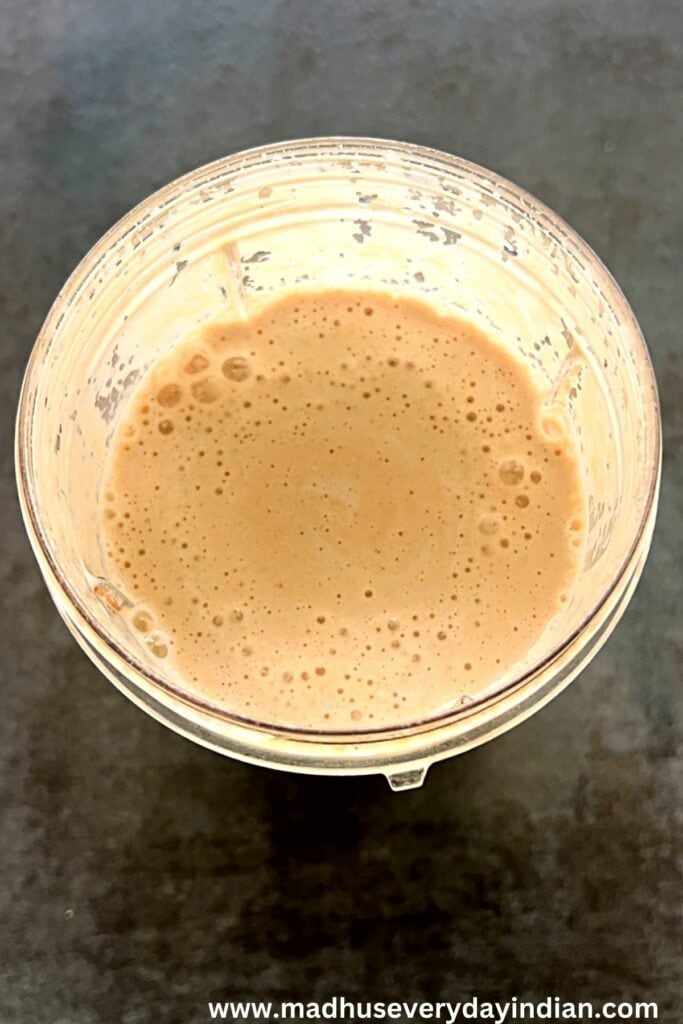 sapota milk shake blended